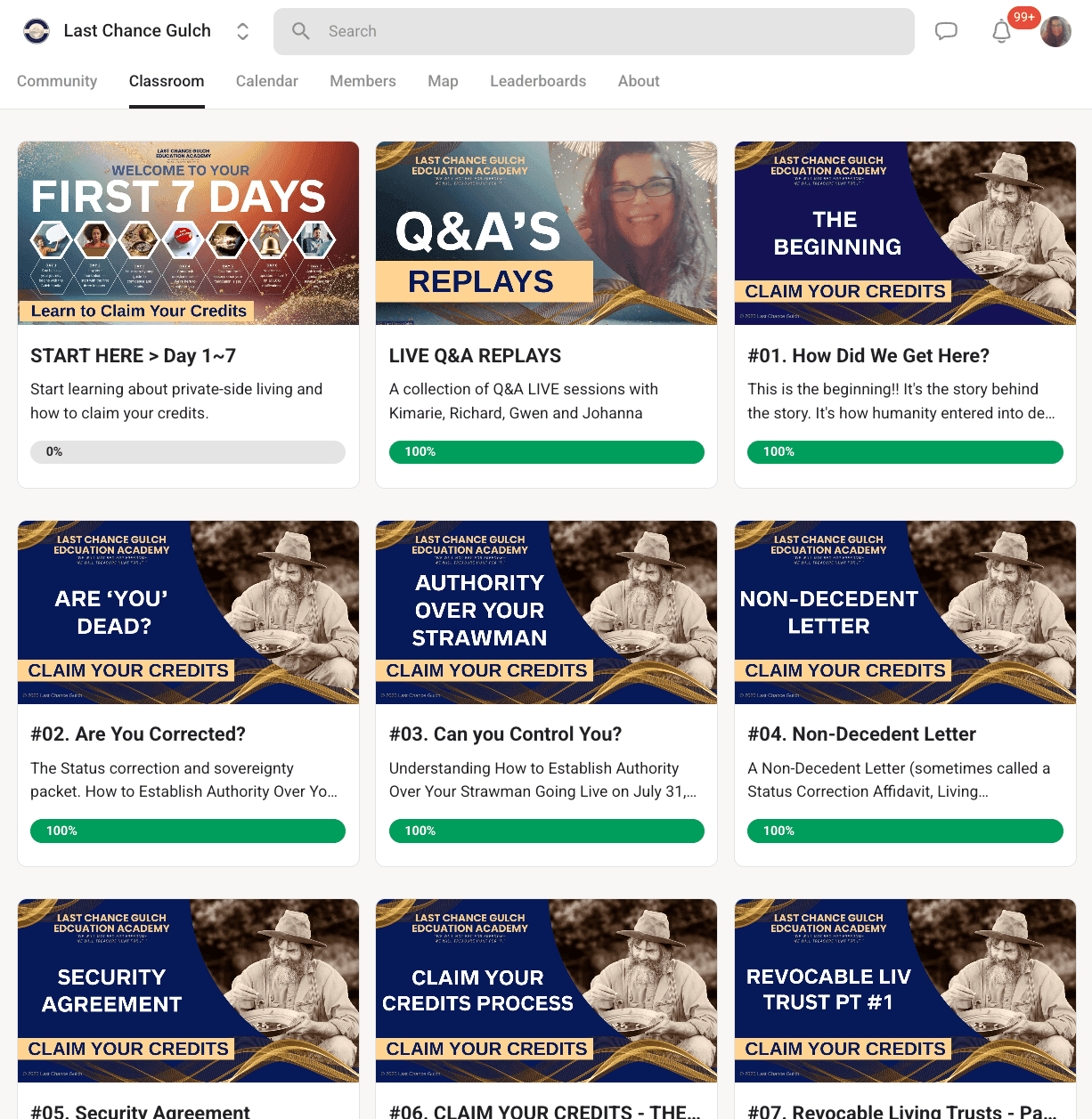 Classroom: Everything you need to break free — organized and on demand.