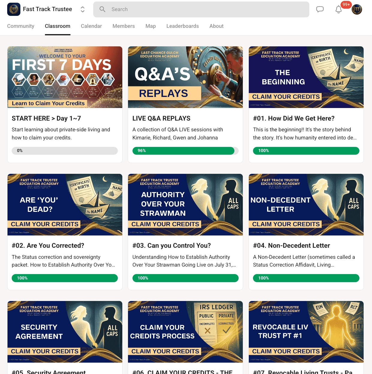Classroom: Everything you need to break free — organized and on demand.